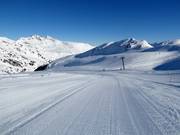 Sehr gute Pistenpräparierung