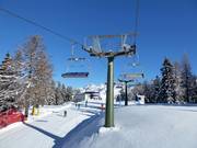 Grual-Monte Grual - 4er Sesselbahn fix geklemmt