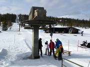 Länsiraja - Schlepplift mit T-Bügel/Anker