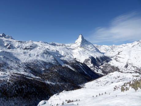 Genferseeregion: Größe der Skigebiete – Größe Zermatt/Breuil-Cervinia/Valtournenche – Matterhorn