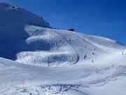 Mittelschwere Pisten an der Gurschenalp