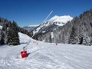 Lanzenbeschneiung im Novatal