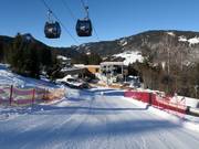 Piste zum neuen Standort der Talstation