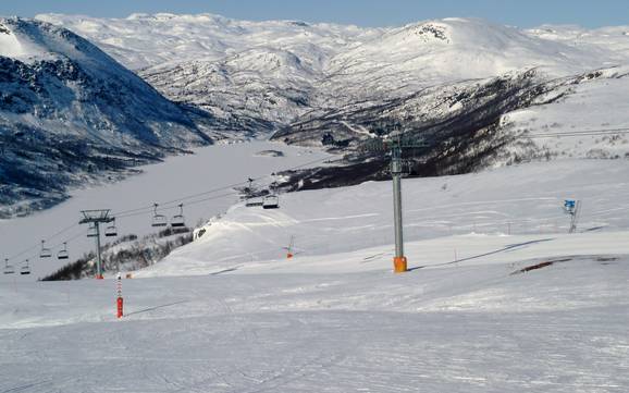 Größter Höhenunterschied im Setesdal – Skigebiet Hovden