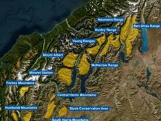 Pistenplan Southern Lakes