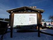 Pistenplan an der Talstation