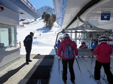 Tiroler Oberland: Freundlichkeit der Skigebiete – Freundlichkeit Nauders am Reschenpass – Bergkastel