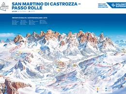 Pistenplan San Martino di Castrozza