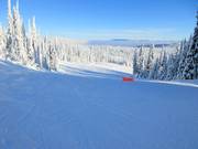 Breite und leichte Piste Cahilty