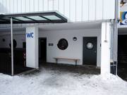 Gepflegte sanitäre Einrichtungen an der Talstation