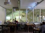 Blick auf die Pisten vom Sundeck