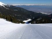Perfekte Pistenpräparierung in Bansko