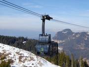 Cabrio-Seilbahn Tiers - 60er Kabinen-Seilbahn