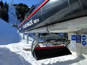 Walde - 6er Hochgeschwindigkeits-Sesselbahn (kuppelbar) mit Abdeckhauben und Sitzheizung