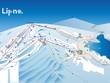 Pistenplan vom Skigebiet Lipno