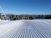 Sehr gute Pistenpräparierung