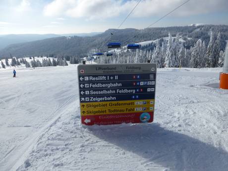 Schwarzwald: Orientierung in Skigebieten – Orientierung Feldberg – Seebuck/Grafenmatt/Fahl