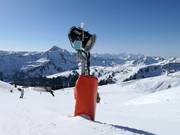 Beschneiung in Damüls