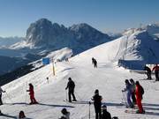 Blick vom Seceda auf den Langkofel