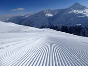 Perfekte Pistenpräparierung im Skigebiet Vent