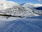 Perfekte Pisten auch noch am Nachmittag