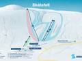 Pistenplan Skálafell