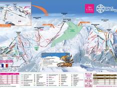 Pistenplan Espace San Bernardo – La Rosière/La Thuile