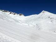 Pisten an der Sesselbahn Pleus