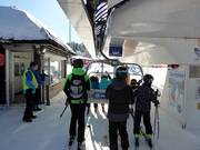 Das Personal ist immer am Einstieg präsent