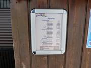 Preisinformation an der Talstation