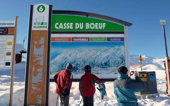 Vallée de la Guisane: Orientierung in Skigebieten – Orientierung Serre Chevalier – Briançon/Chantemerle/Villeneuve-la-Salle/Le Monêtier-les-Bains