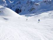 Die blaue Abfahrt Des Alpes 1 am Langenstein