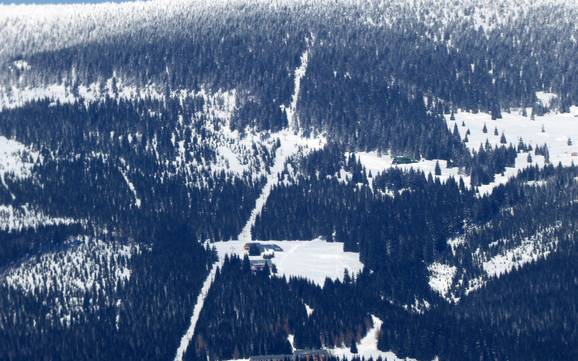 Höchste Talstation im Riesengebirge (Krkonoše/Karkonosze) – Skigebiet Davidovy boudy