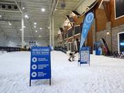 Ausschilderung in der Skihalle Big Snow American Dream