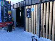 Gepflegte Toiletten bei der 8er-Sesselbahn Familienglück