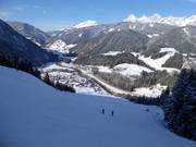 Schwere Abfahrt "Black Queen" auf der Reiteralm