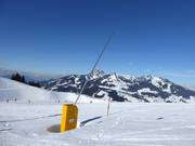 Schneilanze im Skigebiet Sudelfeld