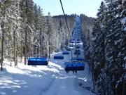 Scheiblberg-Express - 6er Hochgeschwindigkeits-Sesselbahn (kuppelbar) mit Abdeckhauben und Sitzheizung