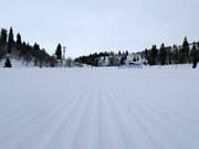 Sehr gute Pistenpräparierung