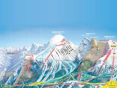 Pistenplan Banff Sunshine