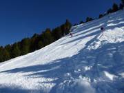 Zirbenfall-Abfahrt mit 80% Gefälle