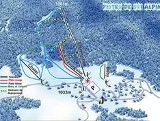 Pistenplan Bellefontaine