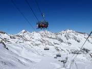 Eisjoch - 6er Hochgeschwindigkeits-Sesselbahn (kuppelbar) mit Abdeckhauben
