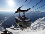 Mit dem Funifor gelangt man bis auf 3000 m