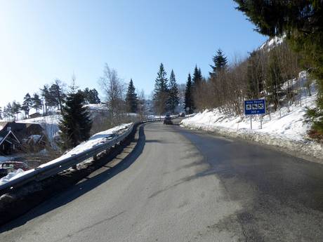Vestlandet (Fjordnorwegen): Anfahrt in Skigebiete und Parken an Skigebieten – Anfahrt, Parken Voss Resort