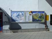 Orientierungstafel an der Talstation