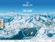 Pistenplan Praz de Lys/Sommand (Taninges/Mieussy)