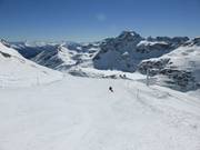 Schwarze Piste 10 zur Mittelstation