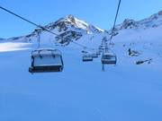 DreiSeenBahn - 4er Hochgeschwindigkeits-Sesselbahn (kuppelbar) mit Abdeckhauben