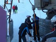 Ein Lift für Könner - trotzdem wird der Bügel gereicht